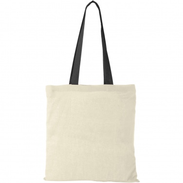 Logo trade promotional gifts picture of: Nevada 100 g/m² cotton tote bag coloured handles 7L